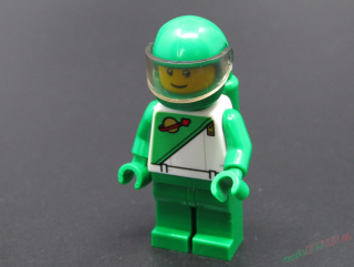 Lego city figurka - Statue - City Square Lego Store, Futuron Green (Space)